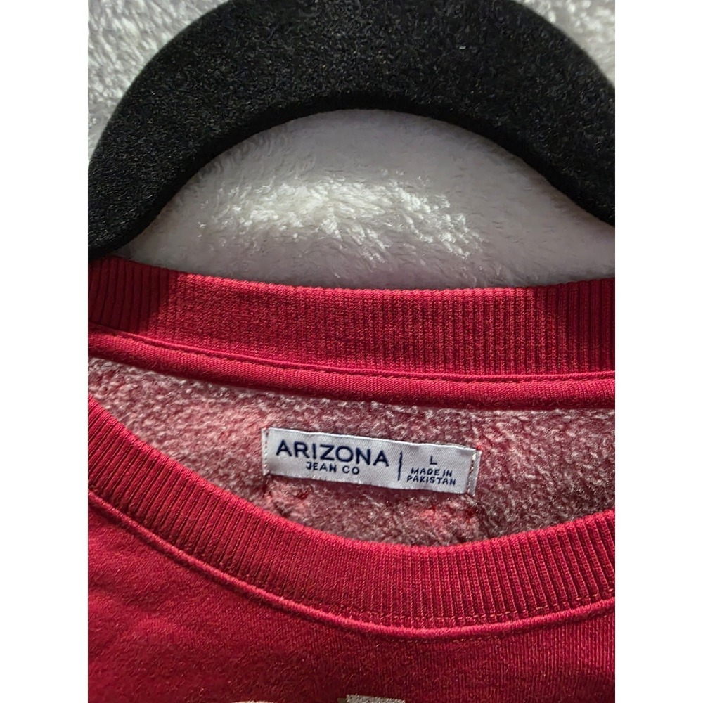 NWT Vermont Meadows Ranch Scarlet Horse Graphic Sweatshirt Red Country Relax L - Picture 6 of 7